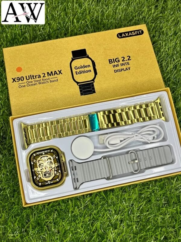 X90 ULTRA 2 MAX    GOLDEN SMART WATCH - Image 2
