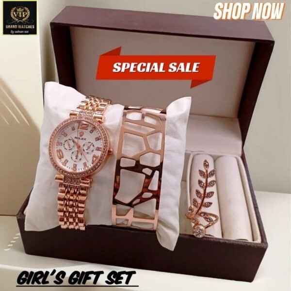 SPECIAL SALE🔥🔥🔥 ROLEX GIRLS JEWELRY WATCH - Image 3