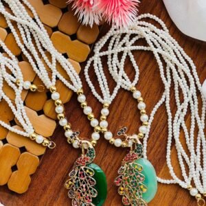 Peacock✨Design locket with mala