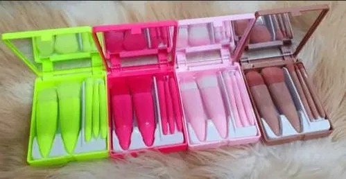 5pcs Portable Makeup Brushes set - Image 5